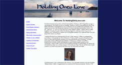 Desktop Screenshot of holdingontolove.com